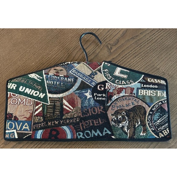 Travel Tapestry‎ Jewelry Bag Multi Pocket Compact Travel Storage Hanger - Picture 2 of 5